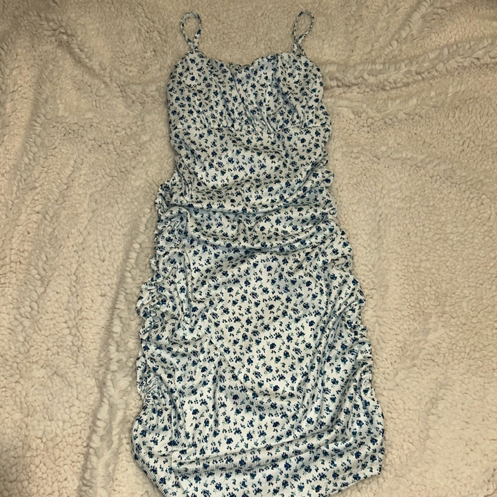 🩵Baby floral mini dress💙